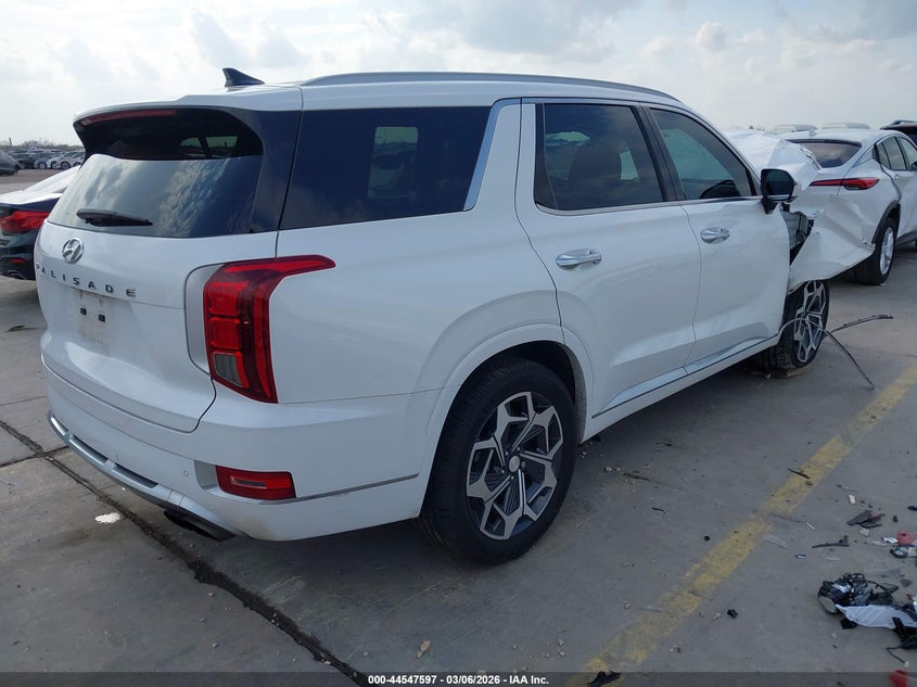 2021 Hyundai Palisade VIN KM8R74HE2MU268570 IAAI salvage auction — FRONT END, Salvage Title, sold $6,275 on 2026-08-03 (photo 4)