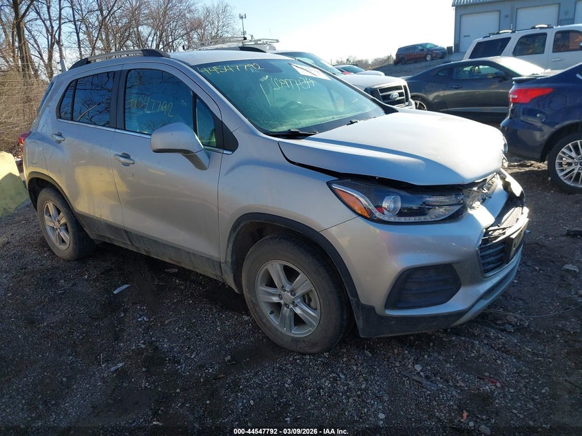2018 Chevrolet Trax VIN KL7CJPSB8JB710462 IAAI salvage auction — FRONT END, Clear (Indiana), sold $1,100 on 2026-07-22 (photo 1)