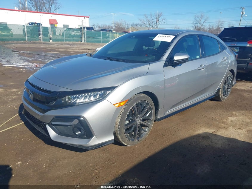 2021 Honda Civic VIN SHHFK7H90MU219045 IAAI salvage auction — WATER/FLOOD, Salvage (Ohio), sold $9,300 on 2026-07-08 (photo 2)