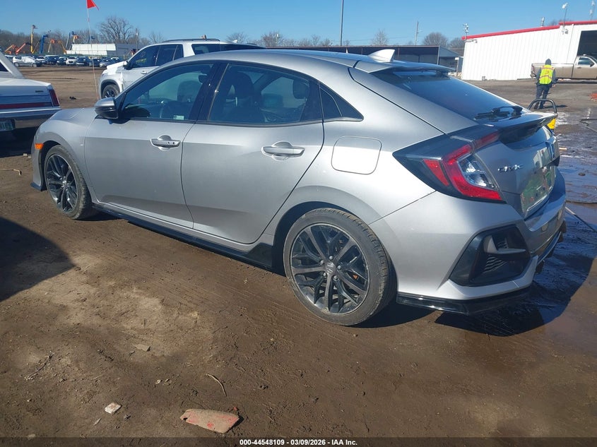 2021 Honda Civic VIN SHHFK7H90MU219045 IAAI salvage auction — WATER/FLOOD, Salvage (Ohio), sold $9,300 on 2026-07-08 (photo 3)