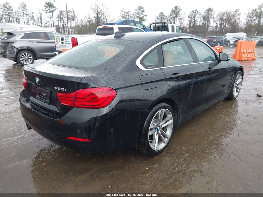 2019 BMW 4er VIN WBA4J3C57KBL08861 IAAI salvage auction — UNDERCARRIAGE, Salvage Title, sold $9,550 on 2026-07-17 (photo 4)