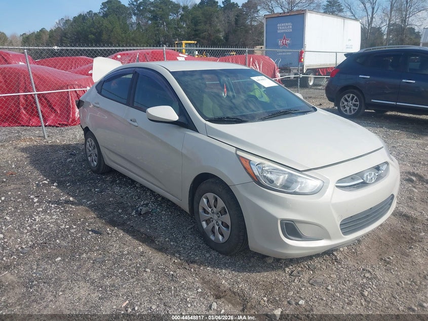 2016 Hyundai Accent VIN KMHCT4AEXGU147799 IAAI salvage auction — REAR END, Wait Title, sold $275 on 2026-07-31 (photo 1)
