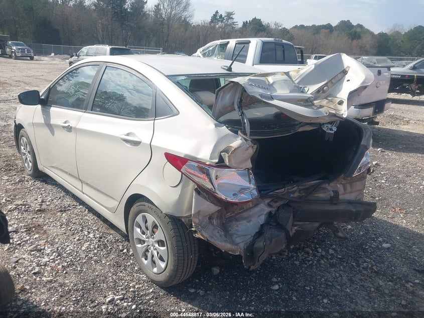 2016 Hyundai Accent VIN KMHCT4AEXGU147799 IAAI salvage auction — REAR END, Wait Title, sold $275 on 2026-07-31 (photo 3)