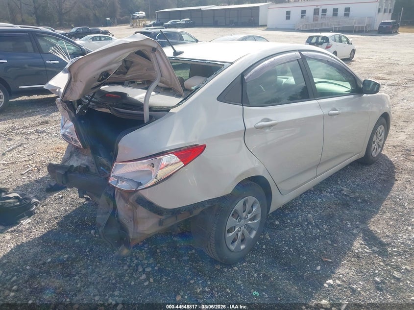 2016 Hyundai Accent VIN KMHCT4AEXGU147799 IAAI salvage auction — REAR END, Wait Title, sold $275 on 2026-07-31 (photo 4)