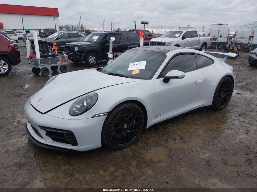2024 Porsche 911 VIN WP0AB2A93RS218524 IAAI salvage auction — RIGHT FRONT, Salvage (Arkansas), sold $96,000 on 2026-08-12 (photo 2)