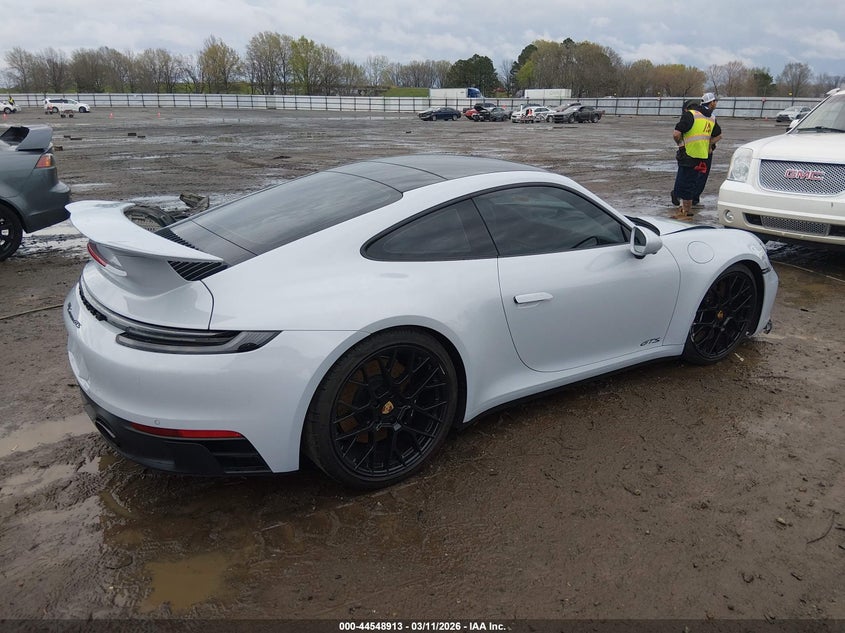 2024 Porsche 911 VIN WP0AB2A93RS218524 IAAI salvage auction — RIGHT FRONT, Salvage (Arkansas), sold $96,000 on 2026-08-12 (photo 4)
