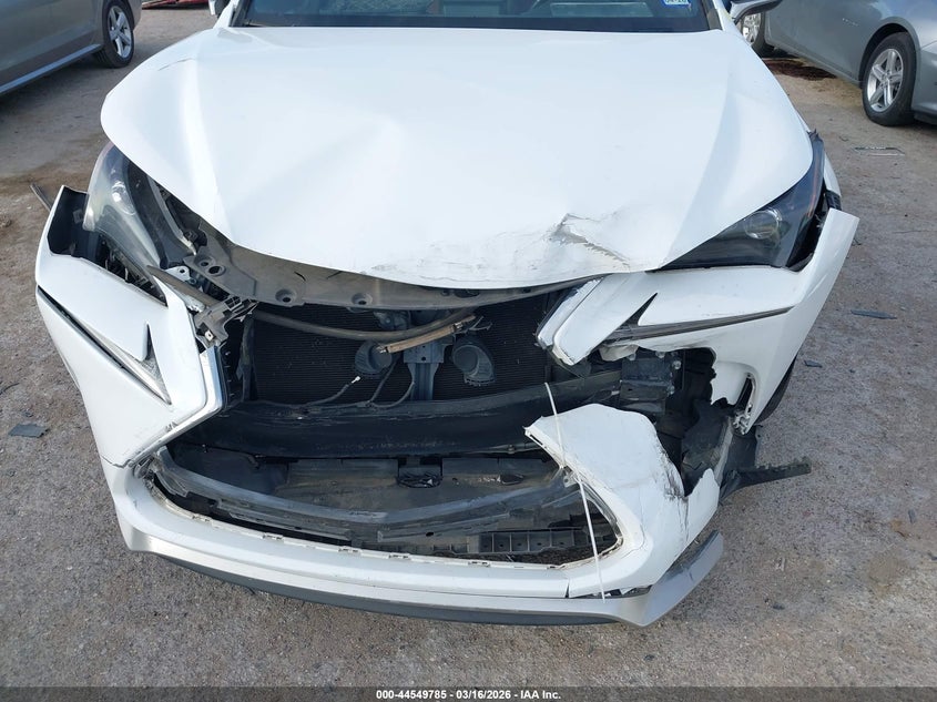 2017 Lexus Nx VIN JTJYARBZ8H2081925 IAAI salvage auction — FRONT END, Original (Texas), sold $7,000 on 2026-07-28 (photo 6)