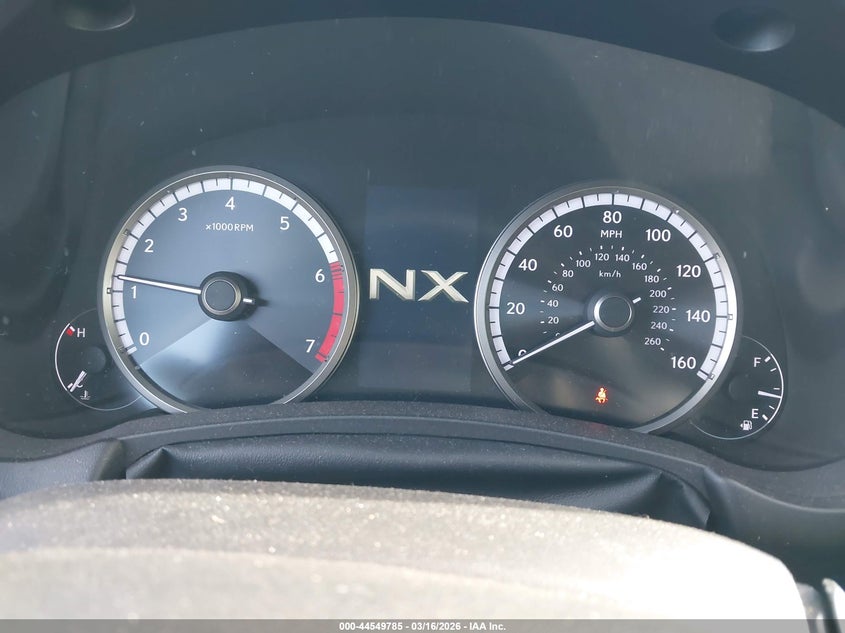 2017 Lexus Nx VIN JTJYARBZ8H2081925 IAAI salvage auction — FRONT END, Original (Texas), sold $7,000 on 2026-07-28 (photo 7)