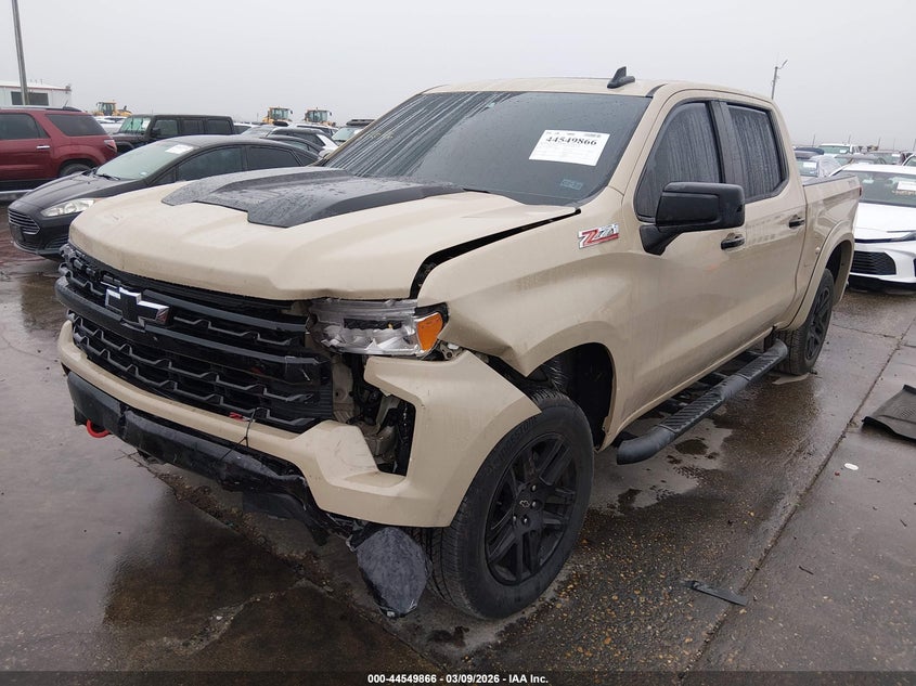 2022 Chevrolet Silverado VIN 3GCUDFED4NG611317 IAAI salvage auction — LEFT FRONT, Original (Texas), sold $14,000 on 2026-08-01 (photo 2)