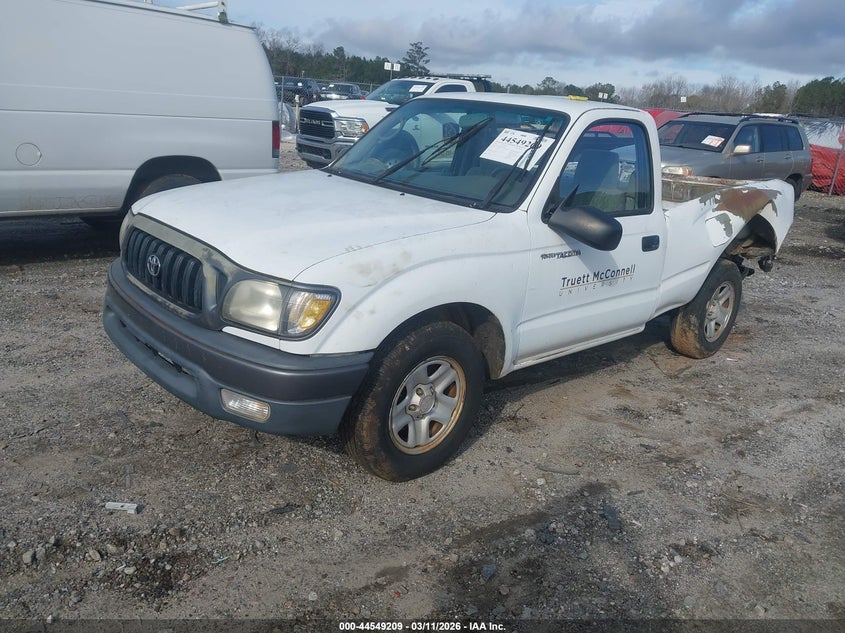 2001 Toyota Tacoma VIN 5TENL42N91Z722548 IAAI salvage auction — REAR END, Salvage (Georgia), sold $1,800 on 2026-07-31 (photo 2)
