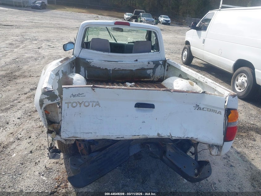 2001 Toyota Tacoma VIN 5TENL42N91Z722548 IAAI salvage auction — REAR END, Salvage (Georgia), sold $1,800 on 2026-07-31 (photo 6)