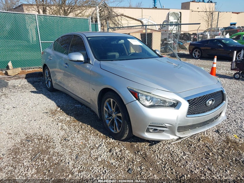 2017 Infiniti Q50 VIN JN1EV7AP3HM742881 IAAI salvage auction — FRONT END, Salvage (Kentucky), sold $2,400 on 2026-07-15 (photo 1)