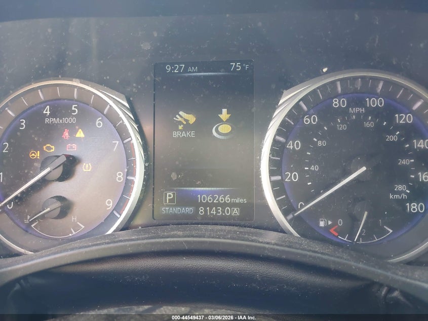 2017 Infiniti Q50 VIN JN1EV7AP3HM742881 IAAI salvage auction — FRONT END, Salvage (Kentucky), sold $2,400 on 2026-07-15 (photo 7)
