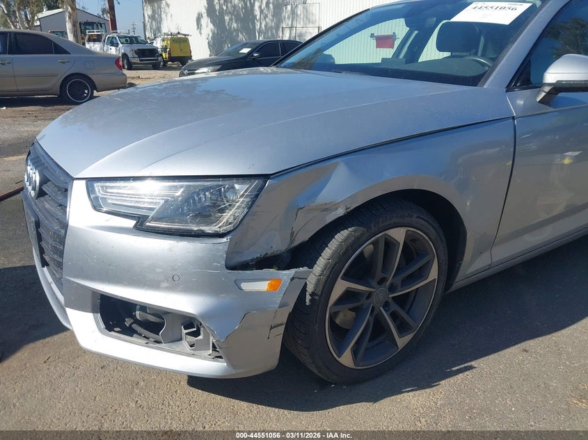 2019 Audi A4 VIN WAUGMAF41KA112836 IAAI salvage auction — LEFT FRONT, Salvage (California), sold $5,800 on 2026-07-28 (photo 6)