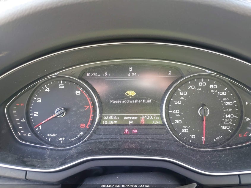 2019 Audi A4 VIN WAUGMAF41KA112836 IAAI salvage auction — LEFT FRONT, Salvage (California), sold $5,800 on 2026-07-28 (photo 7)