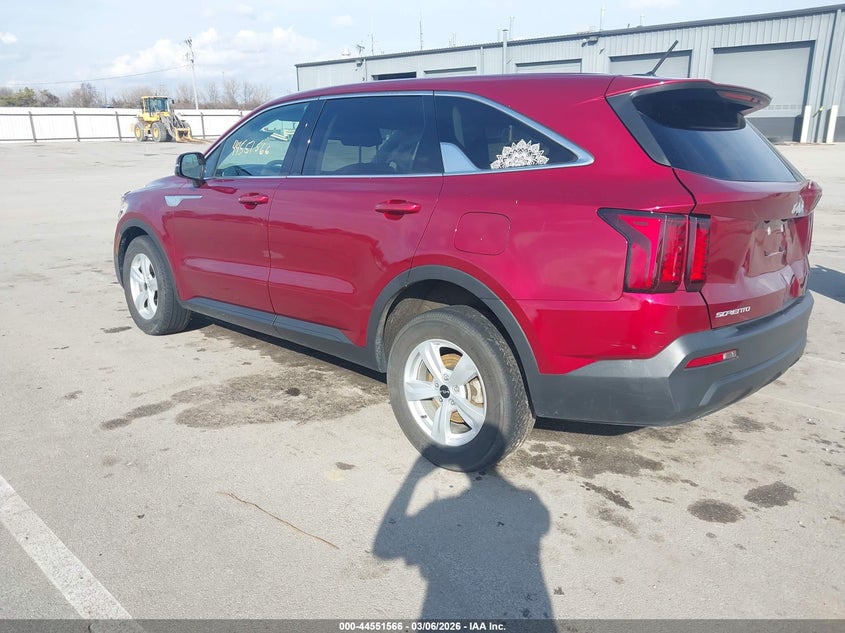 2023 Kia Sorento VIN 5XYRG4LC7PG209806 IAAI salvage auction — LEFT FRONT, Salvage (Kentucky), sold $6,400 on 2026-07-31 (photo 3)