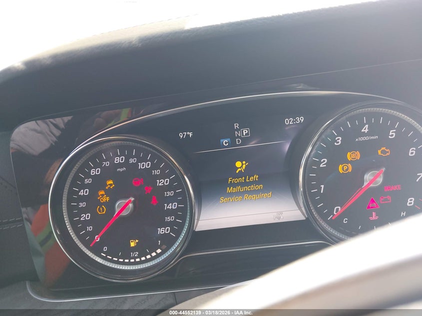 2018 Mercedes-benz E-klasse VIN WDD1J6FB2JF034667 IAAI salvage auction — LEFT FRONT, Salvage Title, sold $5,100 on 2026-07-24 (photo 7)