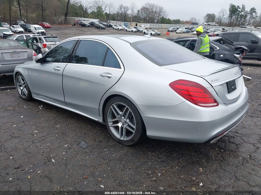 2015 Mercedes-benz S-klasse VIN WDDUG8CBXFA185028 IAAI salvage auction — THEFT, Salvage (South Carolina), sold $9,300 on 2026-07-08 (photo 3)