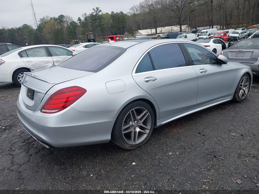2015 Mercedes-benz S-klasse VIN WDDUG8CBXFA185028 IAAI salvage auction — THEFT, Salvage (South Carolina), sold $9,300 on 2026-07-08 (photo 4)