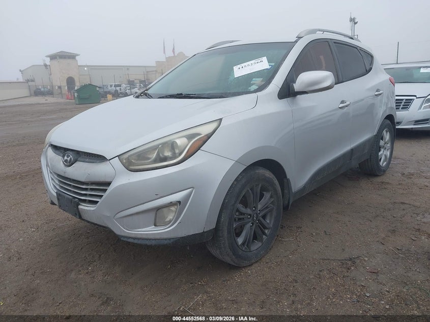 2014 Hyundai Tucson VIN KM8JUCAG5EU826599 IAAI salvage auction — RIGHT REAR, Original (Texas), sold $700 on 2026-07-29 (photo 2)