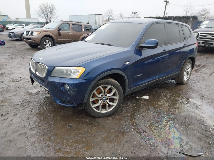 2014 BMW X3 VIN 5UXWX7C55EL984305 IAAI salvage auction — REAR END, Salvage (Pennsylvania), sold $550 on 2026-07-24 (photo 2)