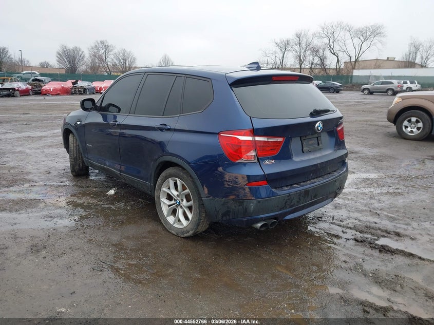 2014 BMW X3 VIN 5UXWX7C55EL984305 IAAI salvage auction — REAR END, Salvage (Pennsylvania), sold $550 on 2026-07-24 (photo 3)