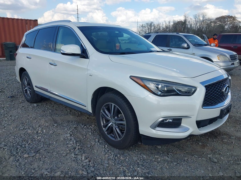 2016 Infiniti Qx60 VIN 5N1AL0MNXGC525489 IAAI salvage auction — LEFT SIDE, Salvage (Georgia), sold $2,050 on 2026-07-23 (photo 1)