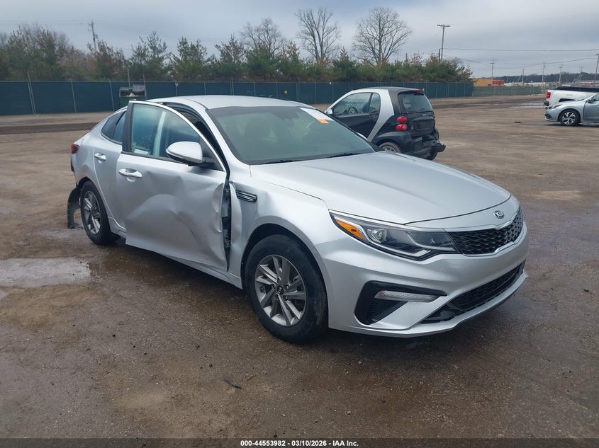 2020 Kia Optima VIN 5XXGT4L3XLG446954 IAAI salvage auction — LEFT & RIGHT, Salvage (Indiana), sold $25 on 2026-07-28 (photo 1)