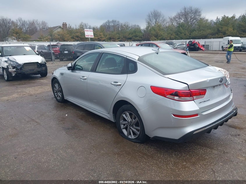 2020 Kia Optima VIN 5XXGT4L3XLG446954 IAAI salvage auction — LEFT & RIGHT, Salvage (Indiana), sold $25 on 2026-07-28 (photo 3)