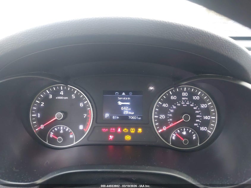 2020 Kia Optima VIN 5XXGT4L3XLG446954 IAAI salvage auction — LEFT & RIGHT, Salvage (Indiana), sold $25 on 2026-07-28 (photo 7)