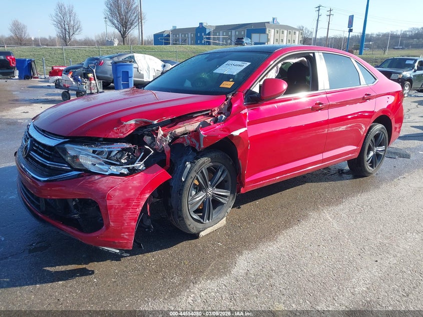 2022 Volkswagen Jetta VIN 3VW7M7BU8NM011325 IAAI salvage auction — LEFT FRONT, Salvage Title, sold $2,900 on 2026-08-11 (photo 2)