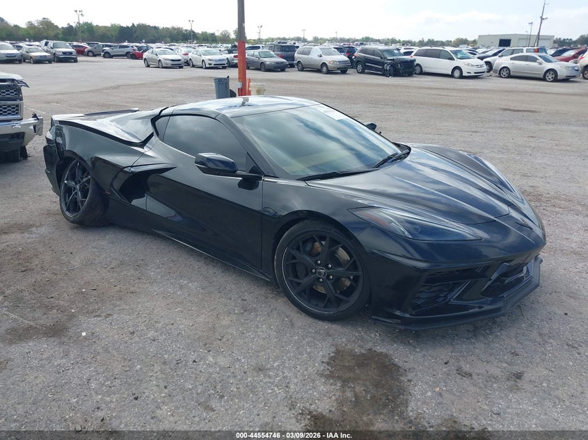 2022 Chevrolet Corvette VIN 1G1YC2D47N5121503 IAAI salvage auction — REAR END, Salvage Title, sold $24,300 on 2026-07-30 (photo 1)