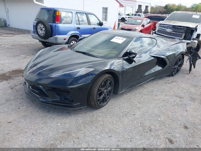 2022 Chevrolet Corvette VIN 1G1YC2D47N5121503 IAAI salvage auction — REAR END, Salvage Title, sold $24,300 on 2026-07-30 (photo 2)