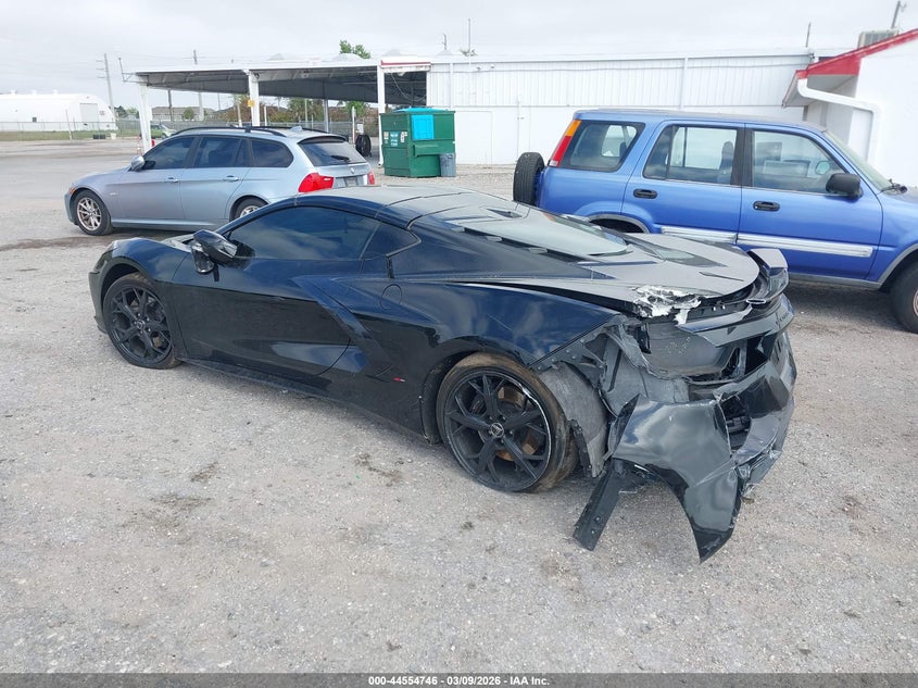 2022 Chevrolet Corvette VIN 1G1YC2D47N5121503 IAAI salvage auction — REAR END, Salvage Title, sold $24,300 on 2026-07-30 (photo 3)
