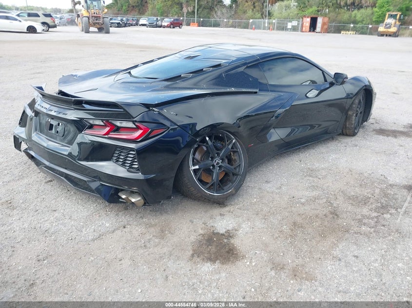 2022 Chevrolet Corvette VIN 1G1YC2D47N5121503 IAAI salvage auction — REAR END, Salvage Title, sold $24,300 on 2026-07-30 (photo 4)