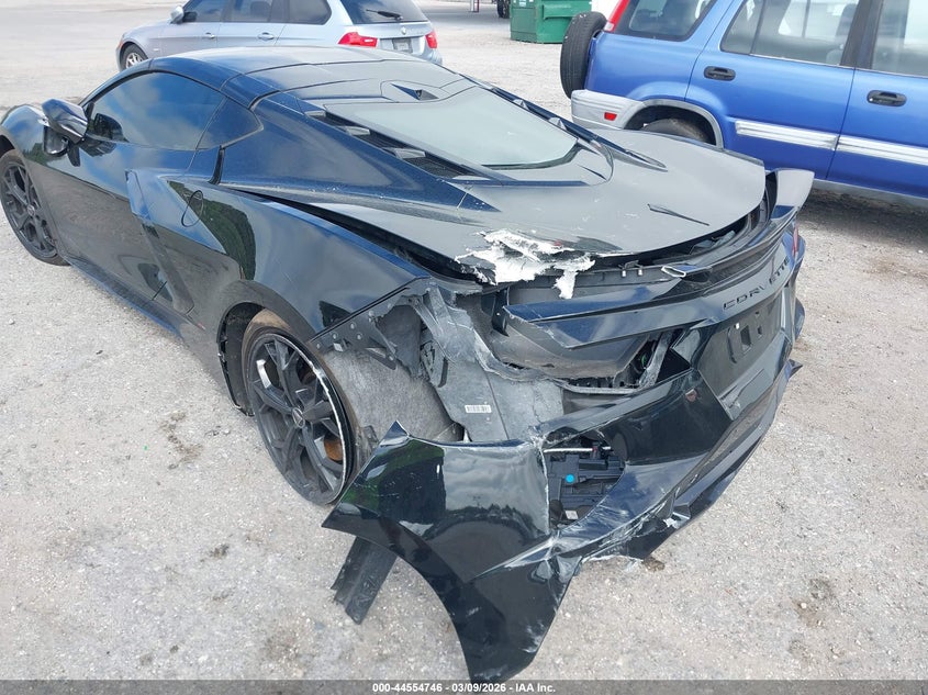 2022 Chevrolet Corvette VIN 1G1YC2D47N5121503 IAAI salvage auction — REAR END, Salvage Title, sold $24,300 on 2026-07-30 (photo 6)
