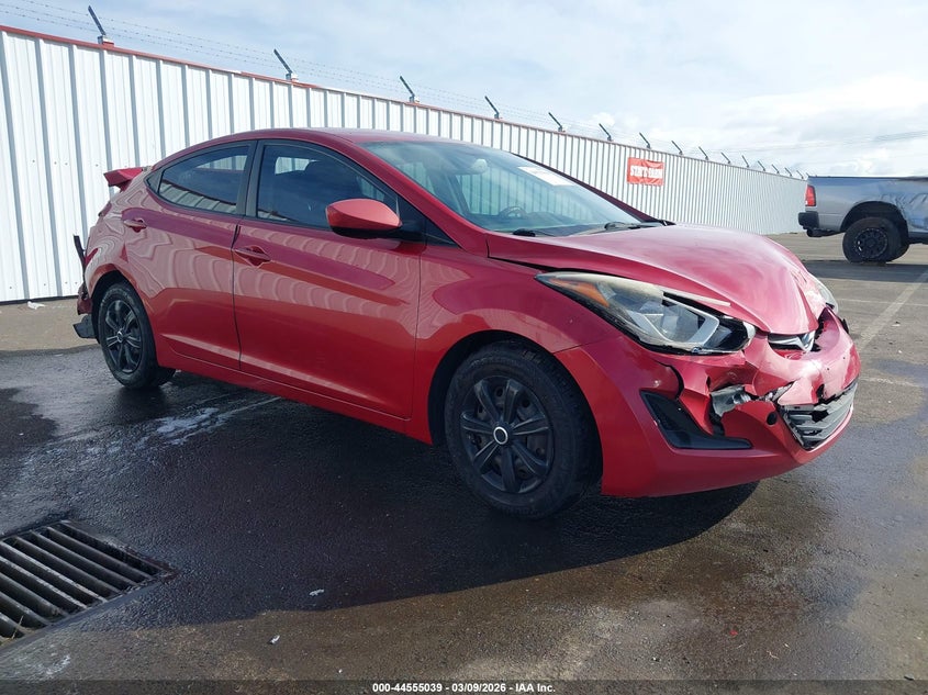 2016 Hyundai Elantra VIN KMHDH4AE6GU542259 IAAI salvage auction — REAR END, Salvage (Oregon), sold $25 on 2026-07-21 (photo 1)