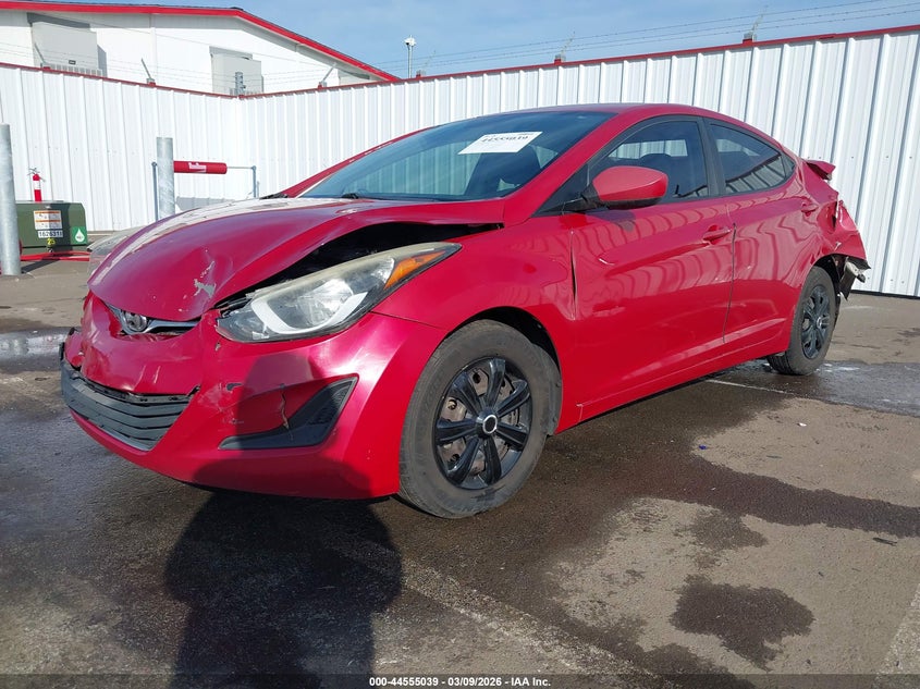 2016 Hyundai Elantra VIN KMHDH4AE6GU542259 IAAI salvage auction — REAR END, Salvage (Oregon), sold $25 on 2026-07-21 (photo 2)