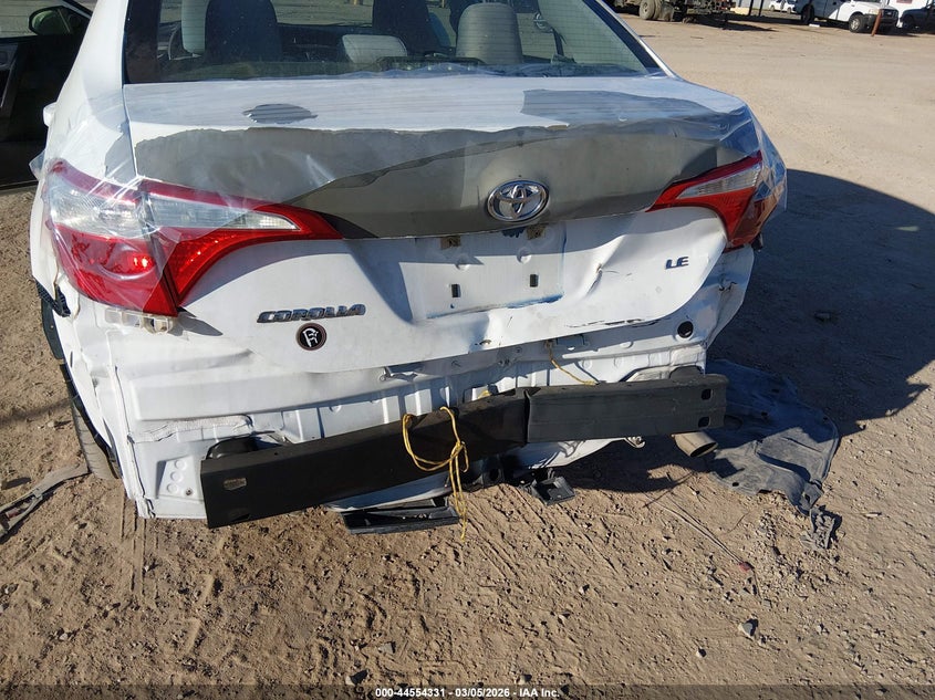 2014 Toyota Corolla VIN 5YFBURHE8EP008250 IAAI salvage auction — REAR END, Salvage Title, sold $2,650 on 2026-07-16 (photo 6)