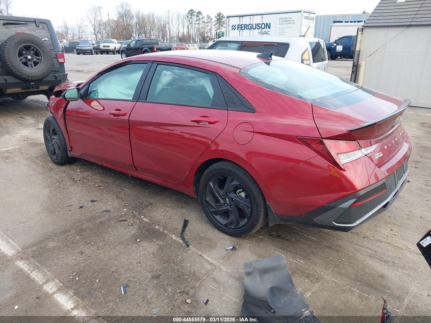 2026 Hyundai Elantra VIN KMHLM4DG1TU103730 IAAI salvage auction — FRONT END, Salvage Title, sold $3,775 on 2026-07-16 (photo 3)