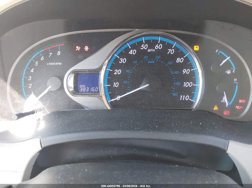 2011 Toyota Sienna VIN 5TDYK3DC5BS034339 IAAI salvage auction — FRONT END, Salvage (California), sold $450 on 2026-07-08 (photo 7)