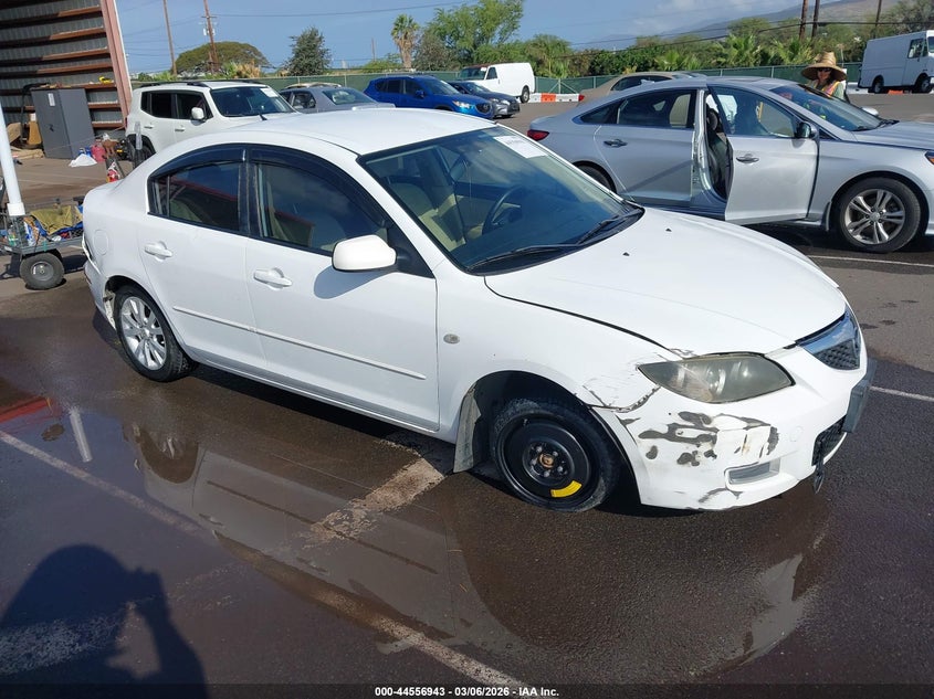 2007 Mazda 3 VIN JM1BK32F271659126 IAAI salvage auction — RIGHT FRONT, Salvage (Hawaii), sold $300 on 2026-07-28 (photo 1)