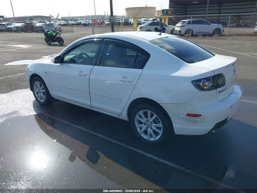 2007 Mazda 3 VIN JM1BK32F271659126 IAAI salvage auction — RIGHT FRONT, Salvage (Hawaii), sold $300 on 2026-07-28 (photo 3)