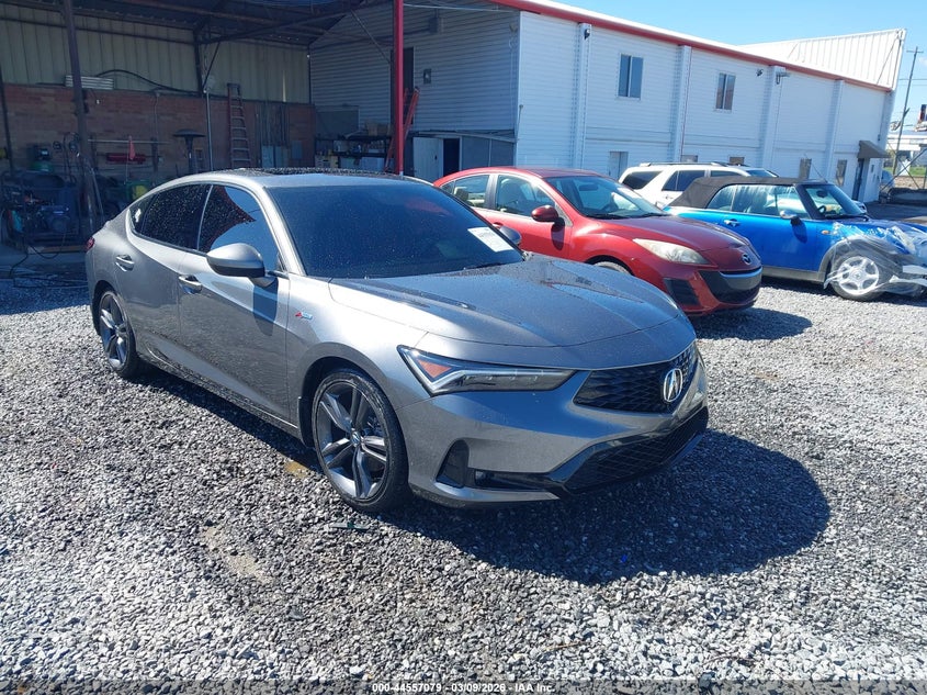 2025 Acura Integra VIN 19UDE4H34SA008917 IAAI salvage auction — LEFT FRONT, Salvage (North Carolina), sold $11,200 on 2026-07-31 (photo 1)