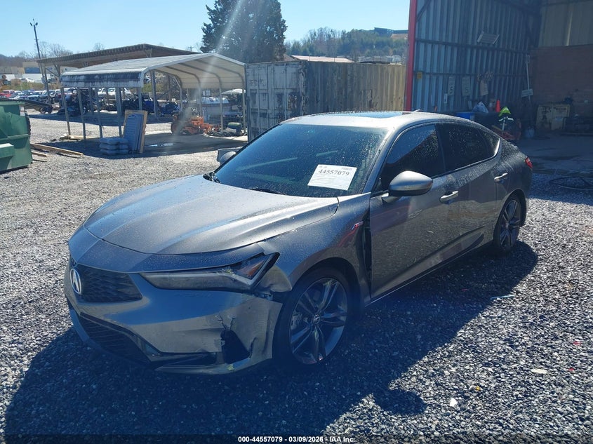2025 Acura Integra VIN 19UDE4H34SA008917 IAAI salvage auction — LEFT FRONT, Salvage (North Carolina), sold $9,200 on 2026-07-24 (photo 2)
