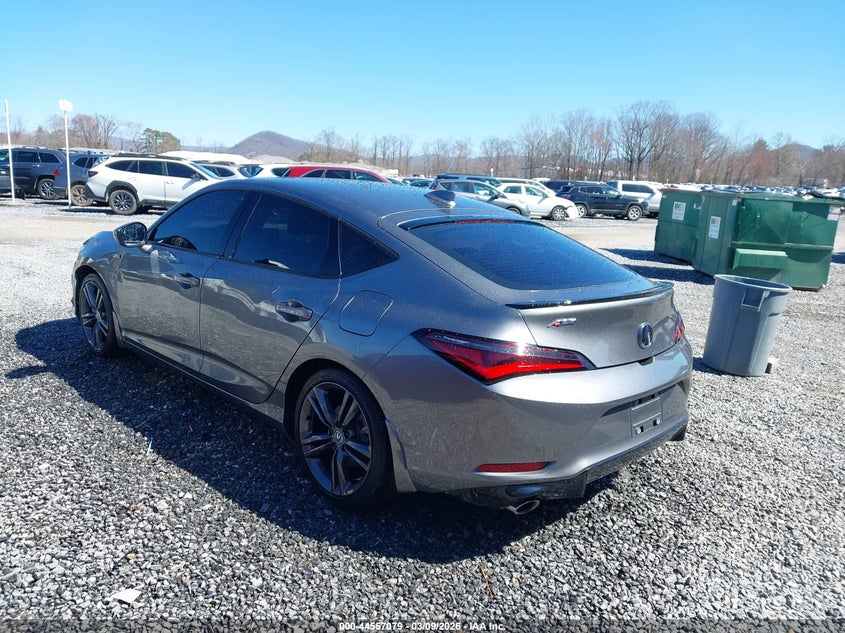 2025 Acura Integra VIN 19UDE4H34SA008917 IAAI salvage auction — LEFT FRONT, Salvage (North Carolina), sold $11,200 on 2026-07-31 (photo 3)