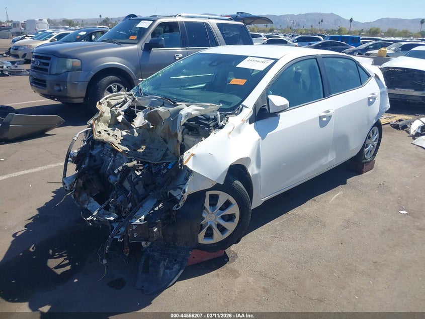 2017 Toyota Corolla VIN 5YFBURHE2HP693429 IAAI salvage auction — FRONT & REAR, Junk (Oklahoma), sold $25 on 2026-07-28 (photo 2)