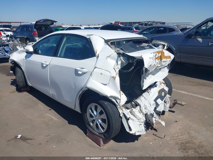 2017 Toyota Corolla VIN 5YFBURHE2HP693429 IAAI salvage auction — FRONT & REAR, Junk (Oklahoma), sold $25 on 2026-07-28 (photo 3)
