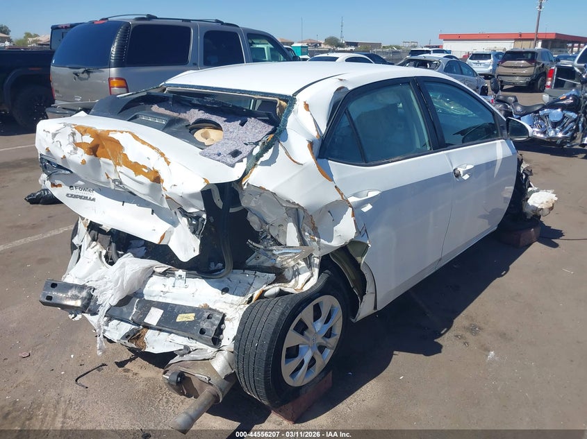 2017 Toyota Corolla VIN 5YFBURHE2HP693429 IAAI salvage auction — FRONT & REAR, Junk (Oklahoma), sold $25 on 2026-07-28 (photo 4)