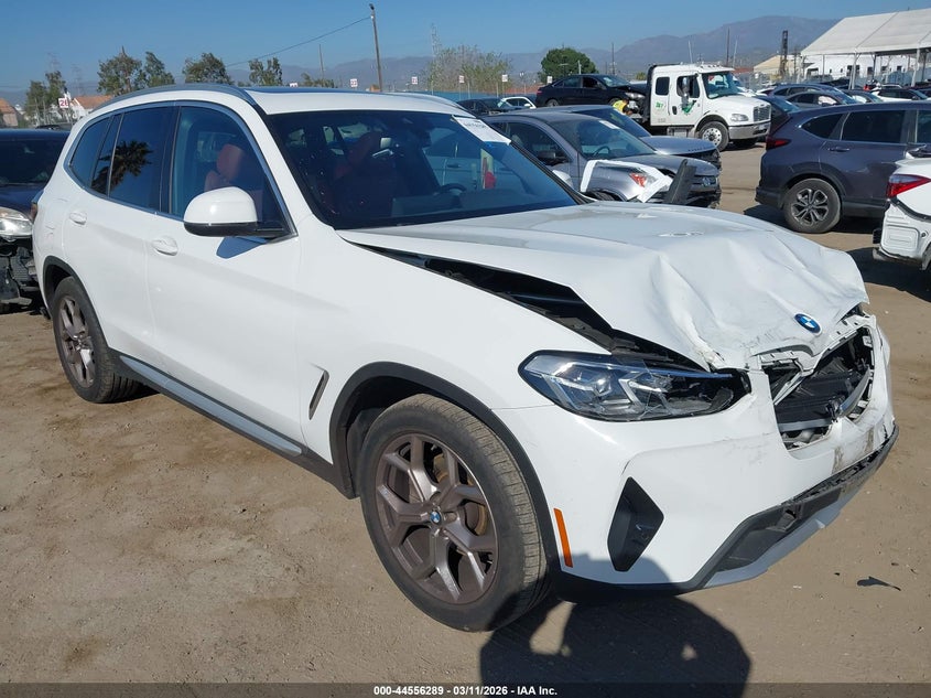 2022 BMW X3 VIN 5UX43DP03N9L00123 — IAAI salvage auction photo